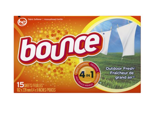 BOUNCE DRYER SHEETS OUTDOOR  FRESH 15CT 15/CS