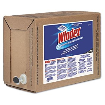 WINDEX BLUE GLASS CLEANER BIB 
RTU 5 GAL BAG IN BOX EACH/