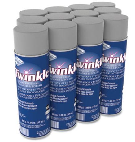 TWINKLE STAINLESS STEEL  CLEANER AND POLISH 17oz 
