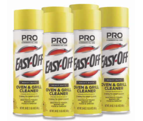 EASY OFF OVEN &amp; GRILL CLEANER  AEROSOL 24oz 6/CS 