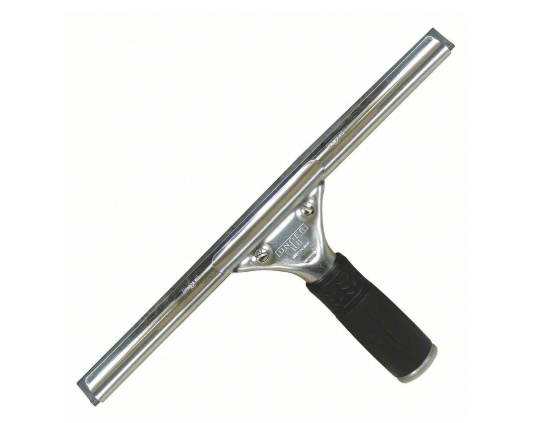 10&quot; WINDOW SQUEEGEE, SINGLE  BLADE, RUBBER HANDLE 