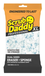 XL DUAL-SIDED ERASER + SPONGE  DADDY 18/CS 