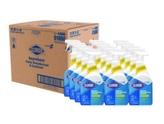 CLOROX ANYWHERE DISINFECTANT  AND SANITIZER 32oz SPRAY 