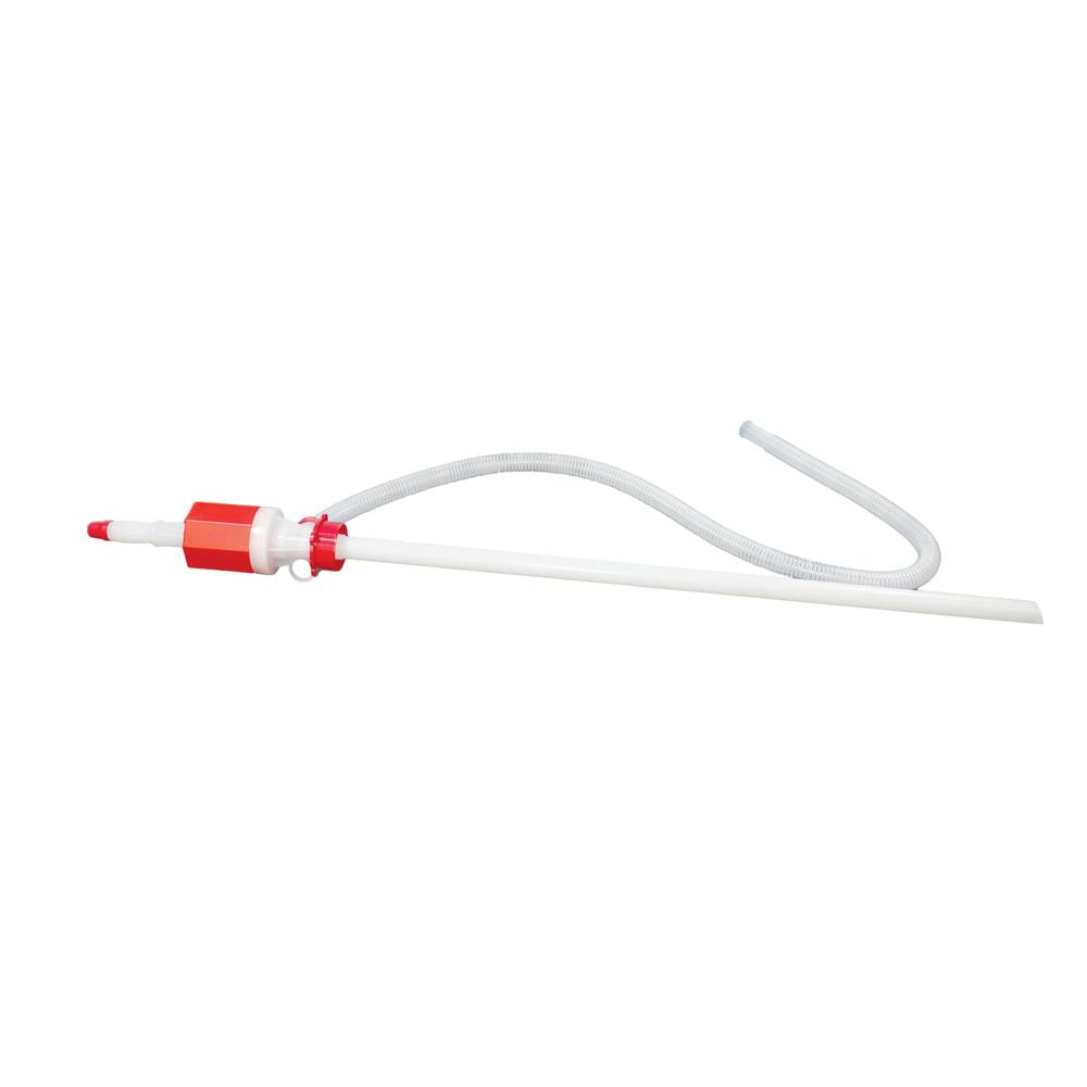 HEAVY DUTY SIPHON PUMP FITS 15,30,55 GAL DRUMS RED/WHITE