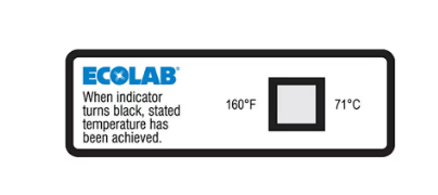 160 F DISHWASHER LABEL 24/PK