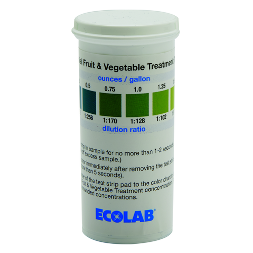 TEST STRIPS ANTIMICROBIAL  FRUIT &amp; VEGETABLE TREATMENT 