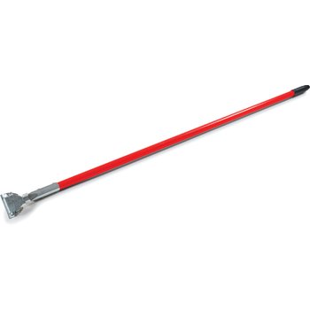 60&quot; RED DUST MOP HANDLE W/CLIP ON CONNECTOR