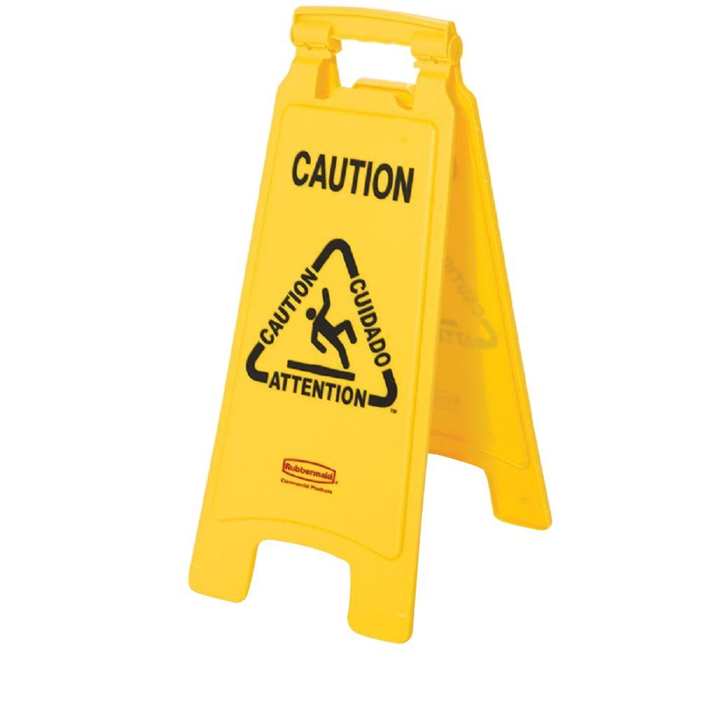 26&quot; CAUTION SIGN MULTILINGUAL
2 SIDED YELLOW 6/CS