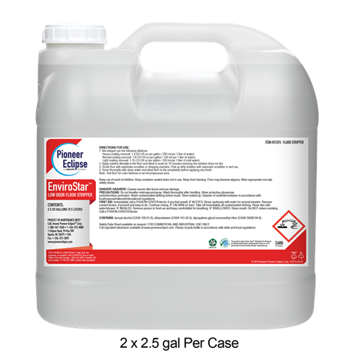 ENVIROSTAR LOW ODOR FLOOR  STRIPPER 2/2.5 GAL/CS