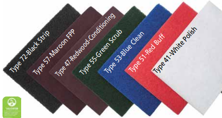 14x20 GREEN SCRUB PAD 5/CS