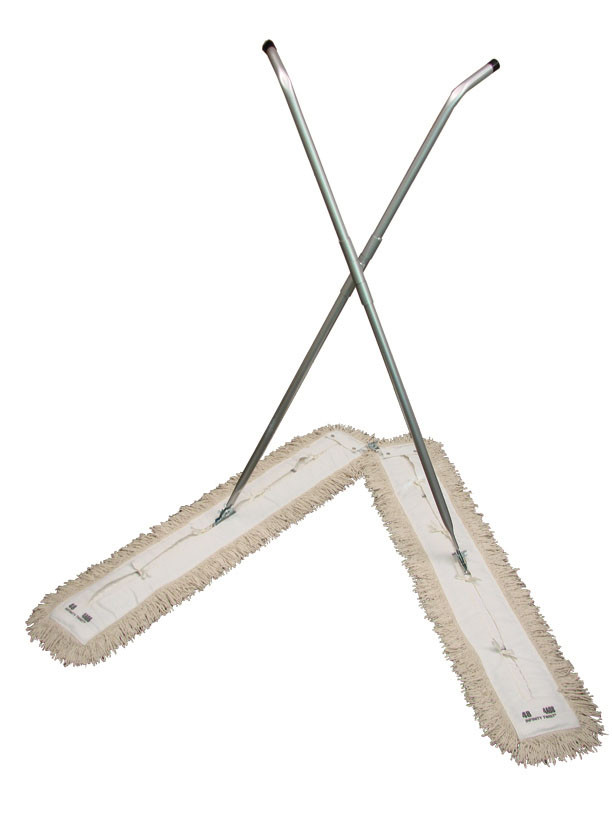 FRAME DUST DUAL HEAD SCISSOR  MOP &amp; HANDLE 2/5&quot;X48&quot; EA  