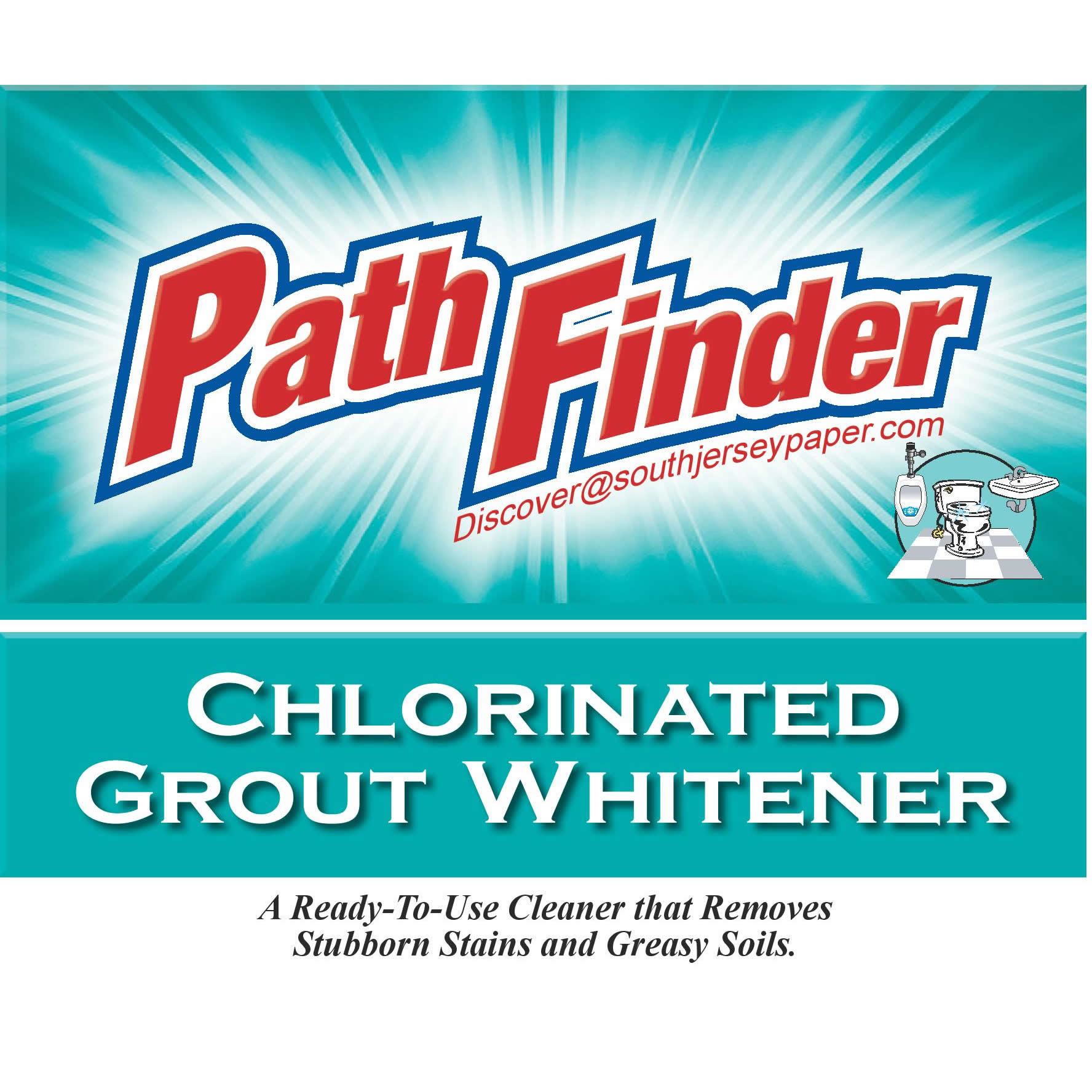 WHITE N BRITE CLEANER 
CHLORINATED GROUT WHITENER
4/1GL