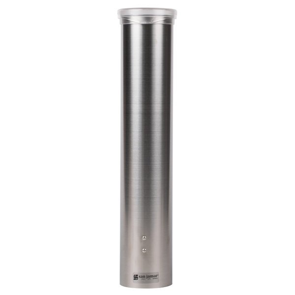 PULL TYPE WATER CUP DISPENSER  STAINLESS STEEL (EA)