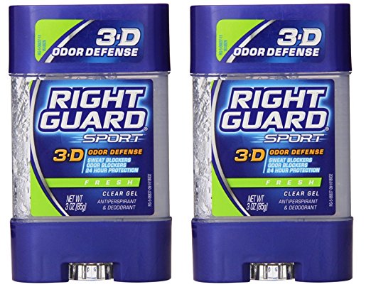 RIGHT GUARD SPORT CLEAR GEL
ACTIVE ANTIPERSPIRANT 12/3 OZ