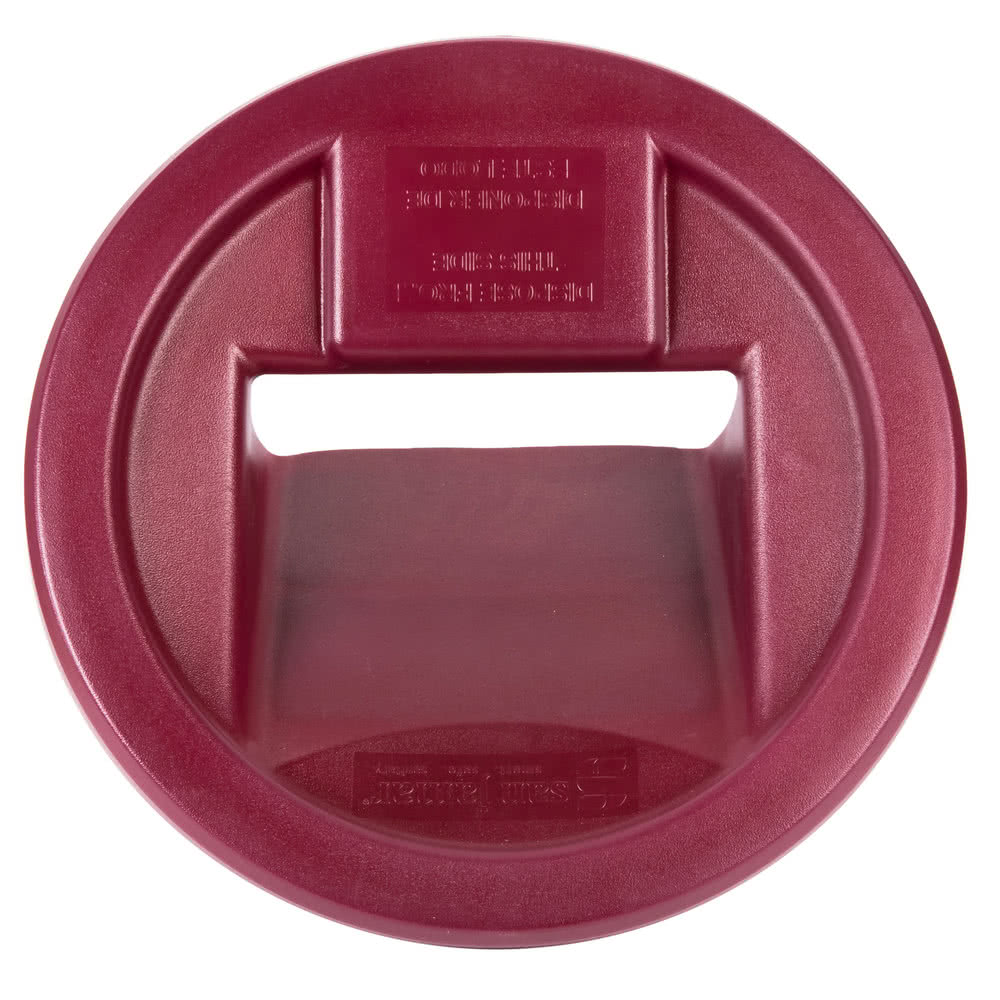 KATCHALL FLATWARE RETRIEVER
RED ROUND 24&quot; DIAMETER FOR 32
&amp; 44 GAL TRASH CANS