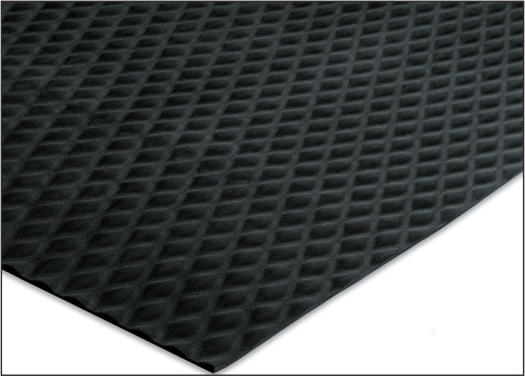 #50 TRACTION TREAD
58&quot;X40&#39;RUBBER CHEMICAL
RESISTANT RUNNER MAT