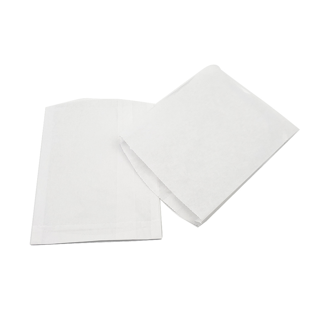 6.5x1x8 BLEACHED GREASE  RESISTANT BAG 2000/CS