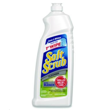 SOFT SCRUB W/BLEACH 9/24 OZ CREAM CLEANSER
