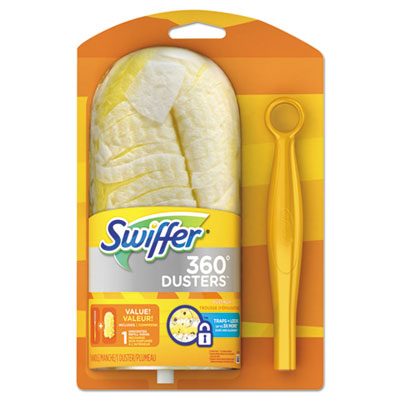 SWIFFER 360 DUSTER STARTER KIT, HANDLE W/ ONE DISPOSABLE
