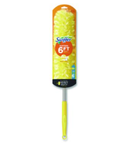 SWIFFER DUSTERS HEAVY DUTY 6FT  SUPER EXTENDER HANDLE W/4 