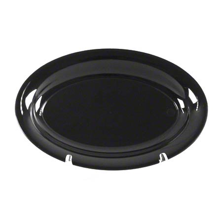 16x11 BLACK OVAL CATERLINE SERVING TRAY 25/CS 