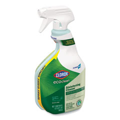 CLOROX PRO ECOCLEAN 
DISINFECTING CLEANER, 
UNSCENTED 32oz SPRAY BOTTLE, 
9/CS 