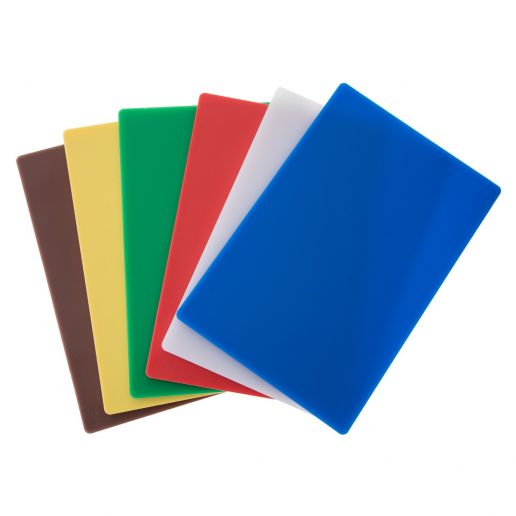 CUTTING BOARD SET 18x24x.5 BPA  FREE MIXED COLORS 1EA 
