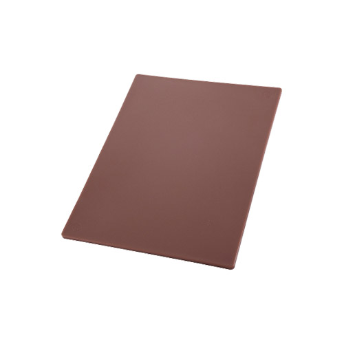 CUTTING BOARD 18x24x.5&quot; THICK  BROWN POLYETHYLENE (EA)