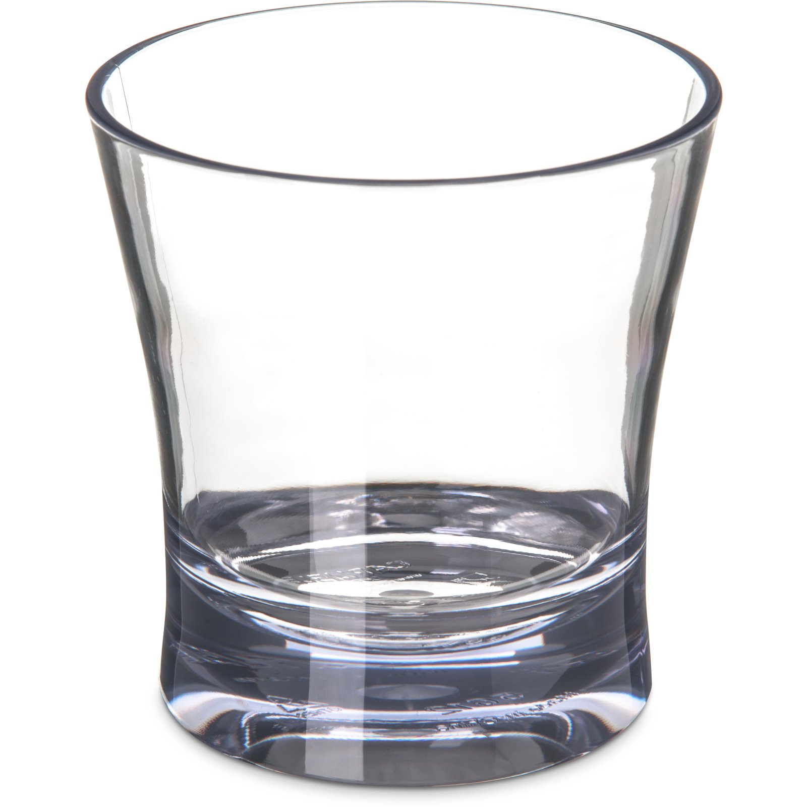 ALIBI 12oz DOUBLE OLD FASHIONED CLEAR PLASTIC GLASS 