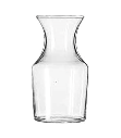 CARAFE DECANTER 8-1/2oz GLASS 
(6oz TO NECK)(36/CS)