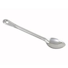 13&quot; STANDARD DUTY SOLID BASTING SPOON STAINLESS STEEL