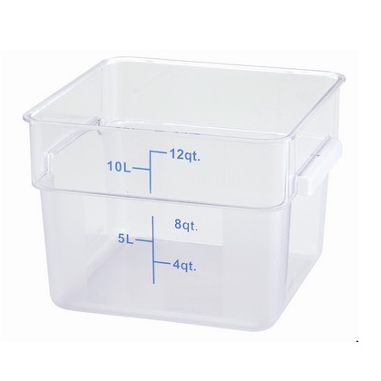 12qt CLEAR SQUARE FOOD STORAGE CONTAINER