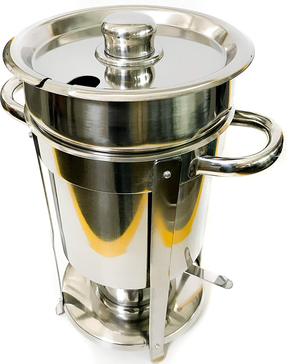 4 QT STAINLESS STEEL  SOUP/SAUCE MARMITE CHAFER (EA) 