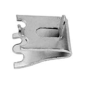 PILASTER CLIP WITH TAB,  STAINLESS STEEL (EA) 