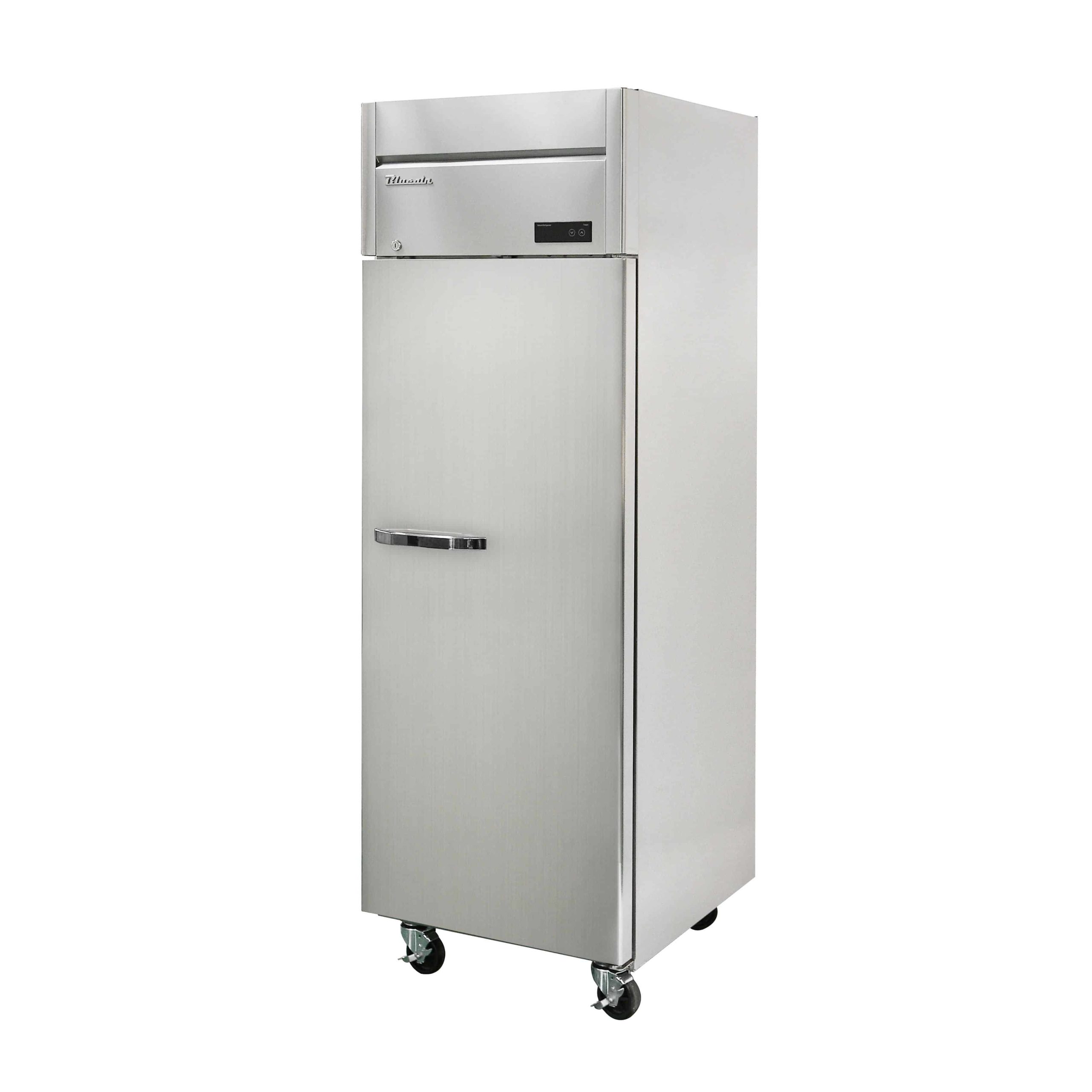 BLUE AIR REACH IN FREEZER, ONE 
SECTION 23 CU FT CAPACITY, TOP 
MOUNTED SELF-CONTAINED 
REFRIGERATION, 1 FULL SIZE 
SOLID METAL DOOR WITH 4 
ADJUSTABLE WIRE SHELVES (EA) 