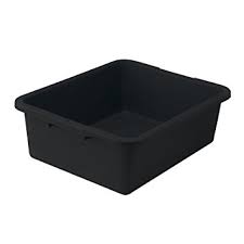 21x17&quot; HEAVY DUTY BLACK
PLASTIC DISH BOX EACH