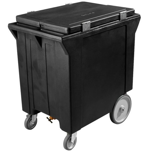 CATERAIDE 200LB ICE CADDY HOLDS 25 GALLONS, BLACK 