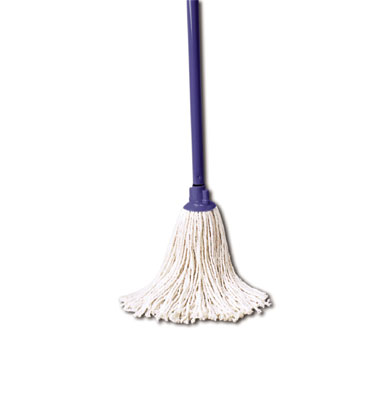 COTTON MOP &amp; HANDLE WHITE 4/CS