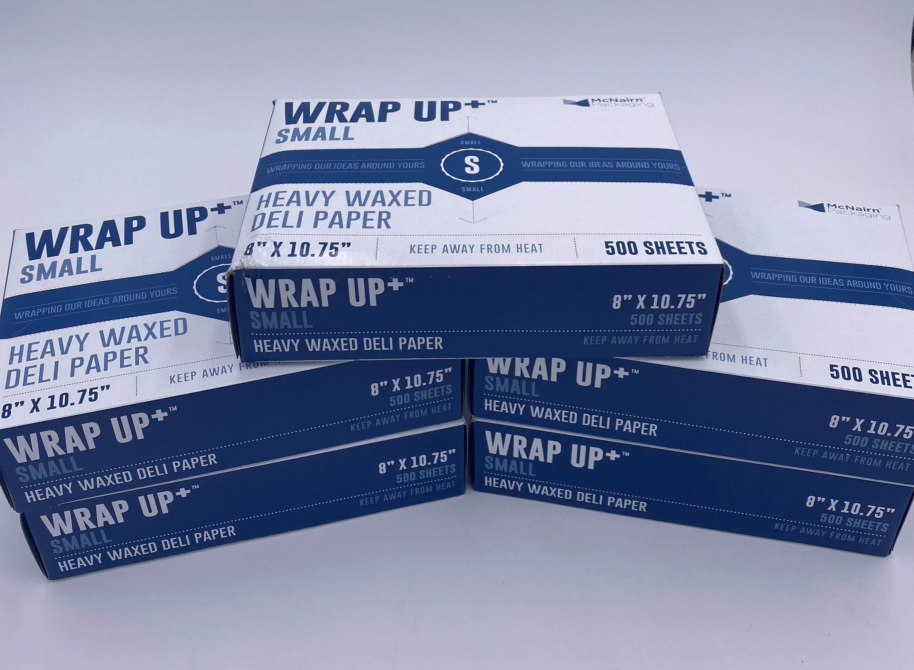 WRAP UP+ SMALL 8&quot; INTERFOLDED HEAVY WAXED DELI PAPER