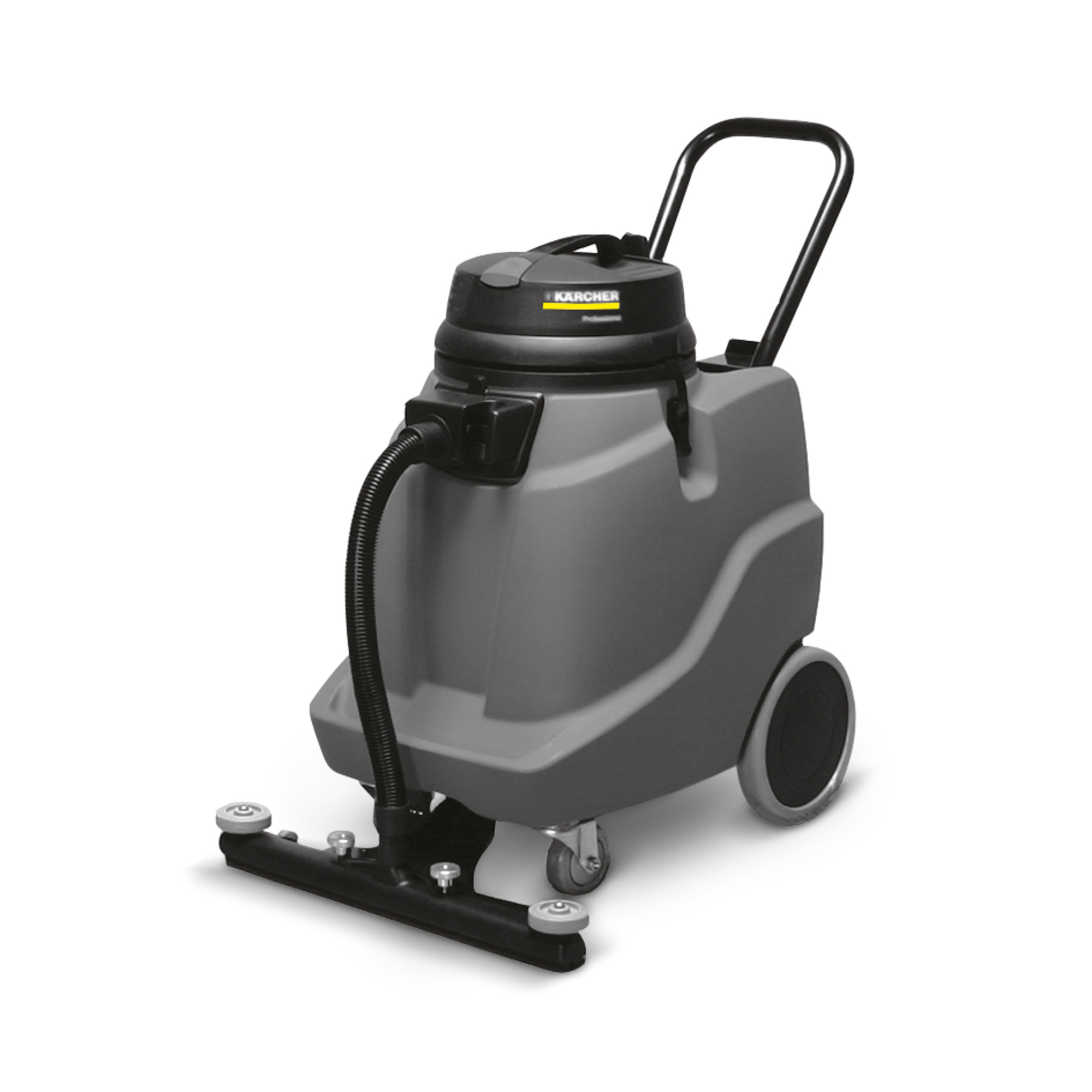 NT 68/1, 18-GALLON WET/DRY
VACUUM WITH FRONT MOUNT 
SQUEEGEE, HOSE,WAND AND FLOOR 
TOOL