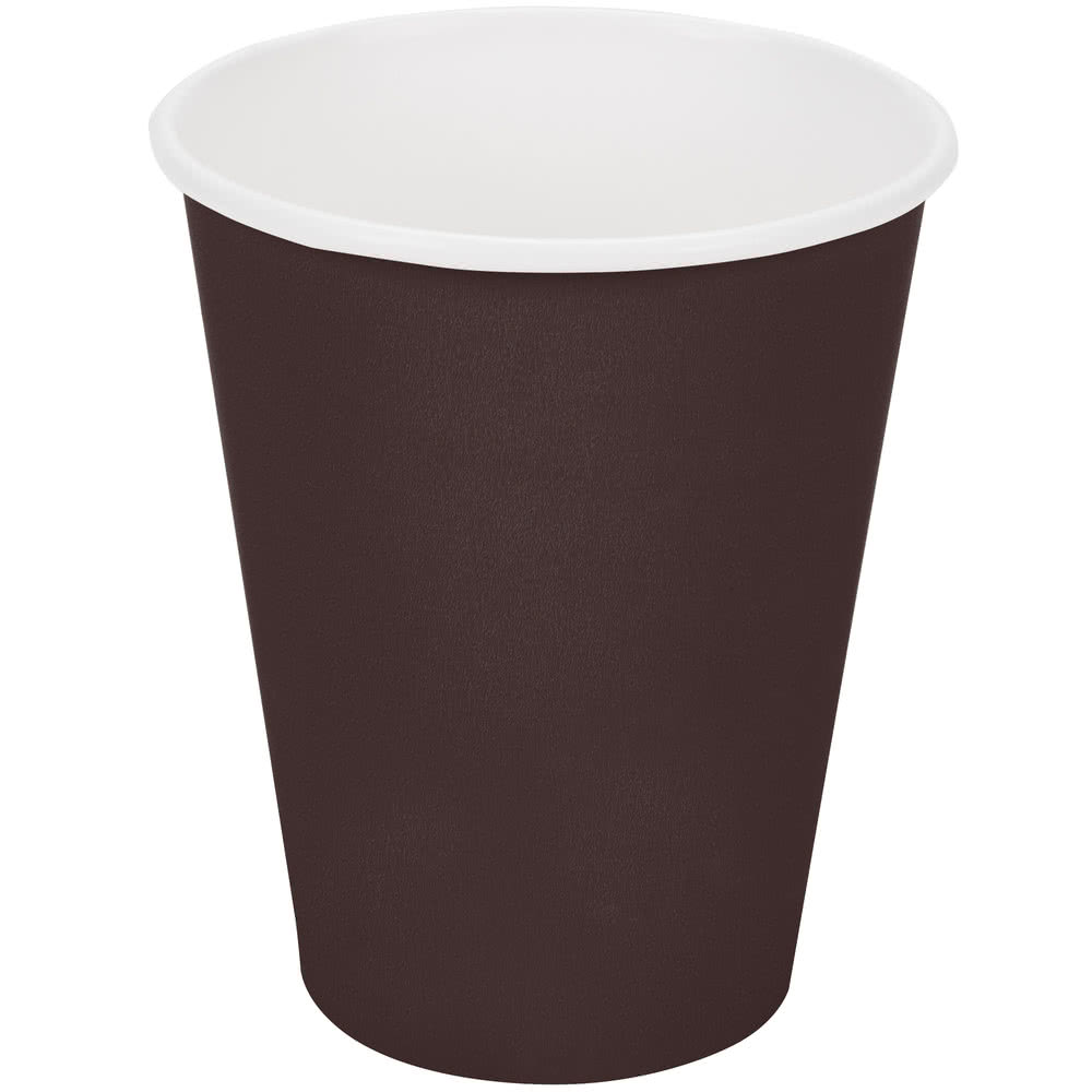 9oz CHOCOLATE BROWN POLY
PAPER HOT/COLD CUP 240/CS