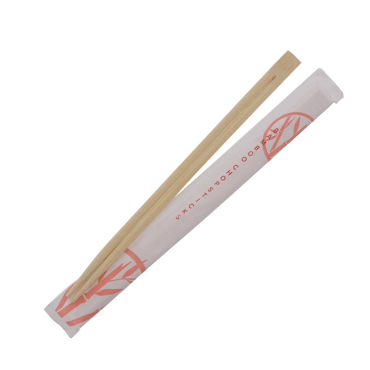 CHOPSTICKS 9&quot; BAMBOO TWIN IN  WHITE PAPER SLEEVE 10/100 CS