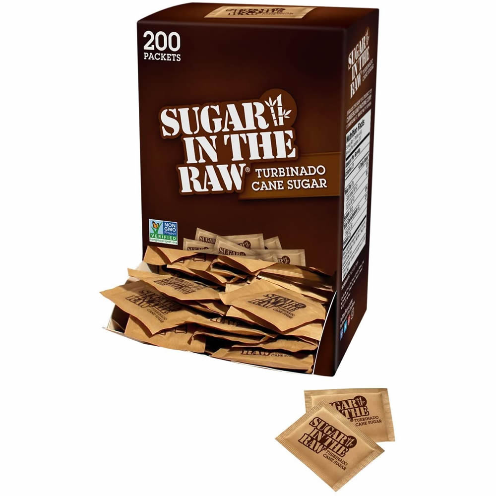 SUGAR IN THE RAW 0.18oz PACKETS 200/BX