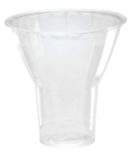 9oz CLASSIC PARFAIT XL/DESSERT  PLASTIC CONTAINER 500/CS