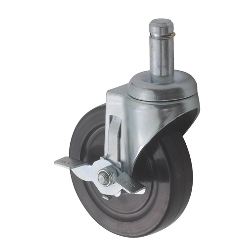 CASTER 5&quot; STEAM WITH BRAKE FOR  WIRE SHELF