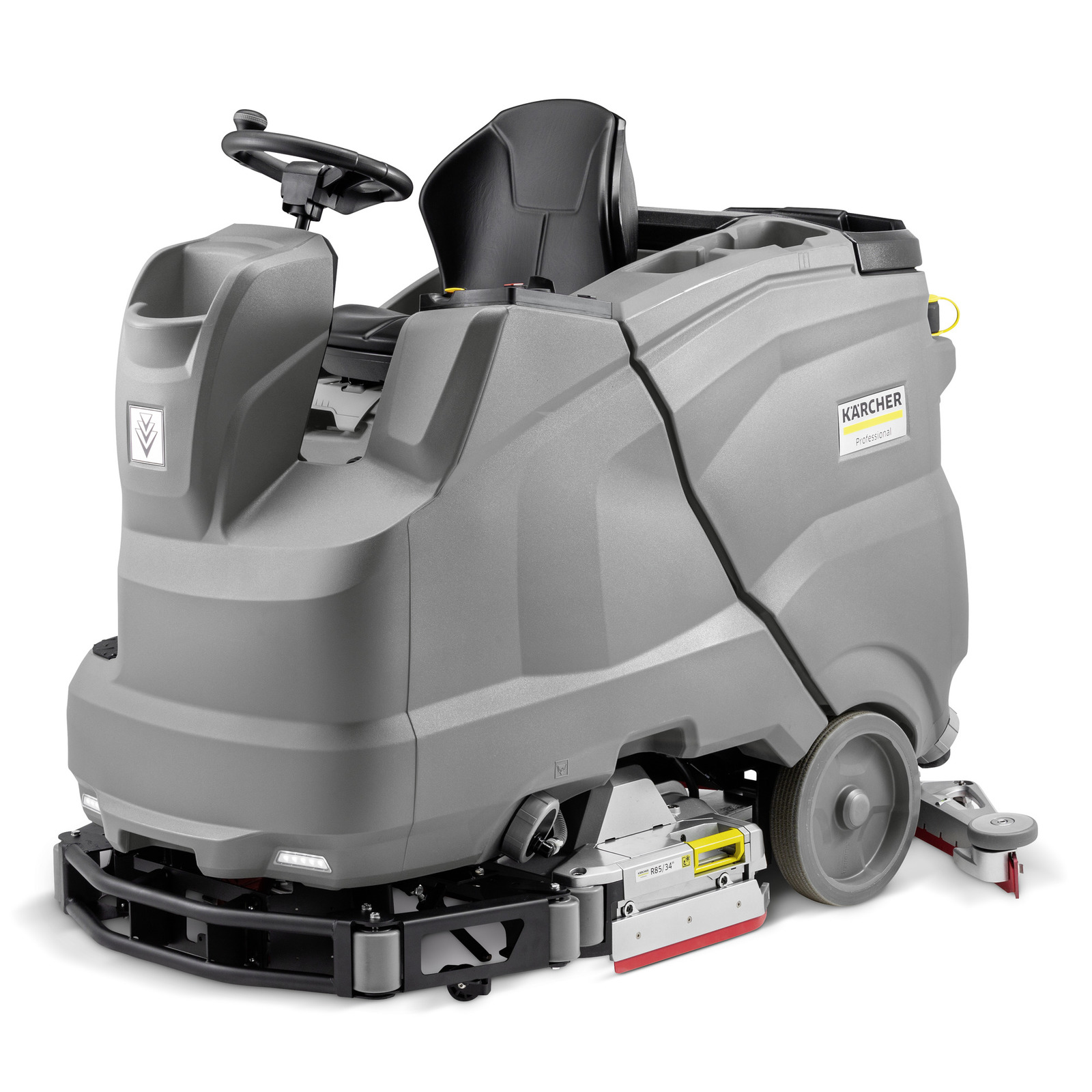 30&quot; B 150 R BP SB RIDE-ON 
SCRUBBER, R75 CYLINDRICAL 
SCRUB DECK - DUAL SIDE BRUSHES 
- 37&quot; SQUEEGEE - 36V 312AH AGM 
BATTERIES - OFF-BOARD SMART 
CHARGER 