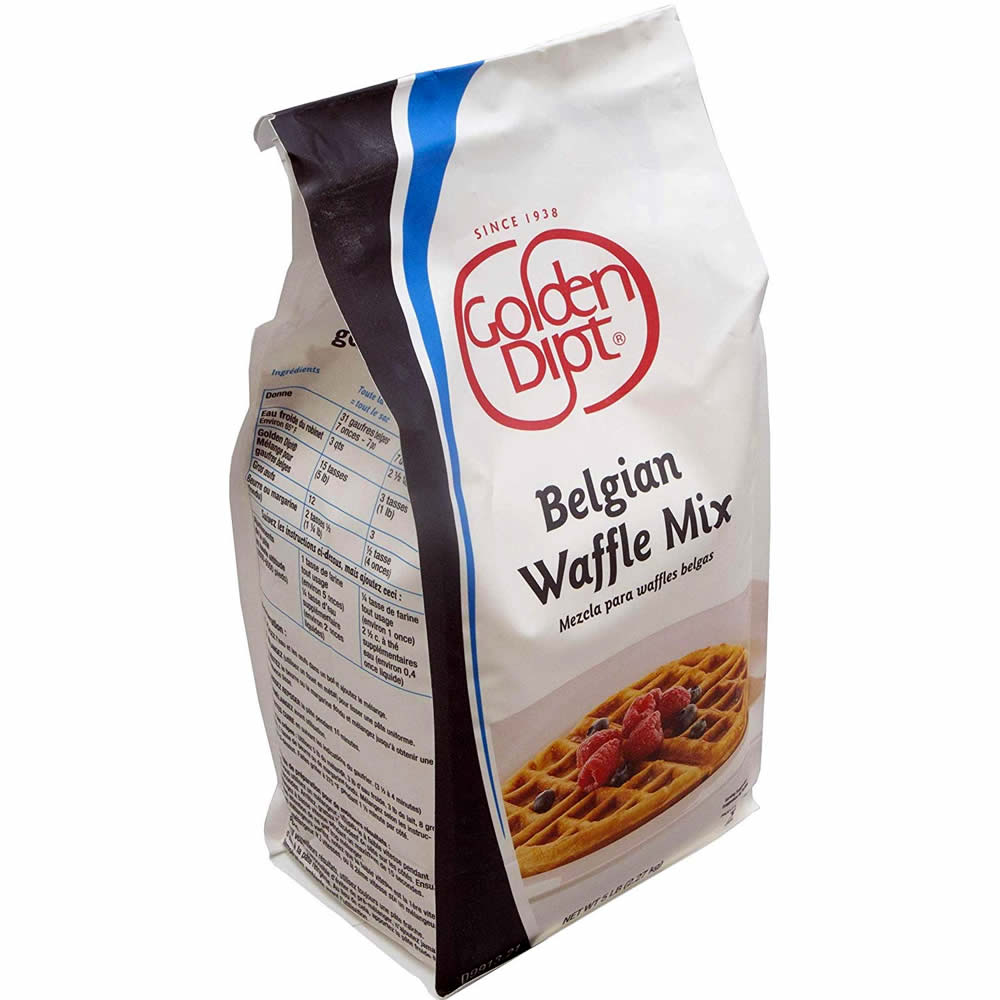BELGIAN WAFFLE MIX 6/5LB (1bg 
makes 41-8&quot;waffles)