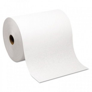 KLEENLINE WHITE 8&quot; HARD ROLL  TOWEL 6/800 CS   2&quot; CORE