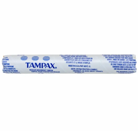 COMFORT PLUS TAMPAX TAMPON  CARDBOARD REGULAR VENDED 